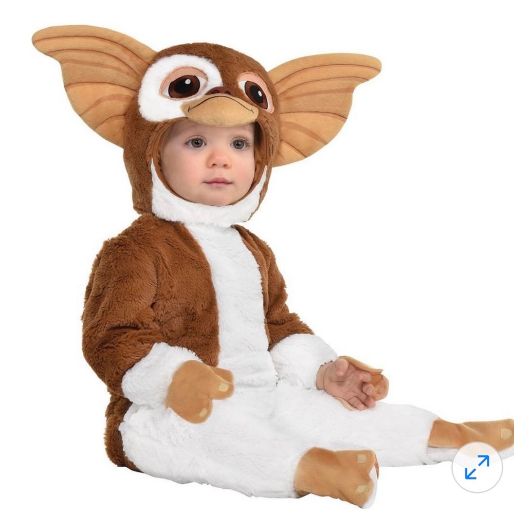 Baby Toddler Gizmo Gremlins Costume 12-24 months.